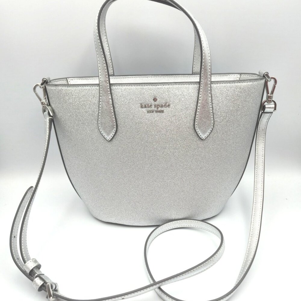 kate spade Glimmer Satchel - Lunar Light (Silver)